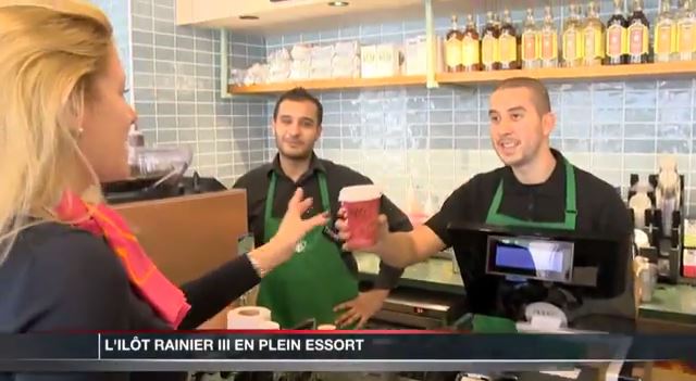 Le Starbucks de Monaco a été inauguré en décembre 2013. Image "Monaco Info"