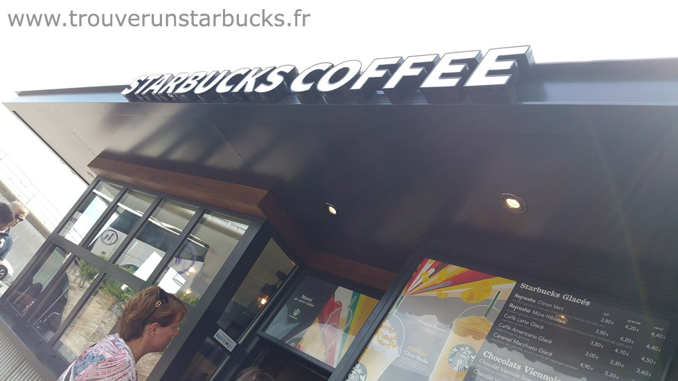 Bordeaux - carte Starbucks - trouverunstarbucks