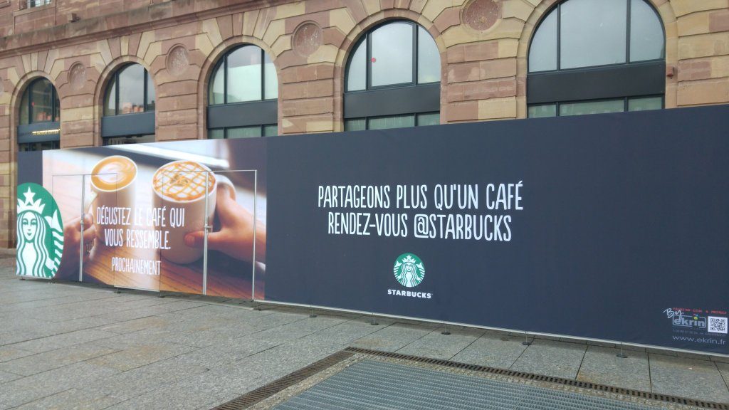 Starbucks Strasbourg place Kleber - mars 2016