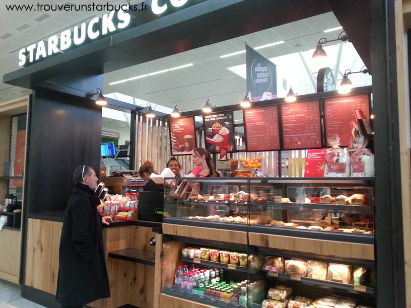 Starbucks aéroport Bordeaux - www.trouverunstarbucks.fr